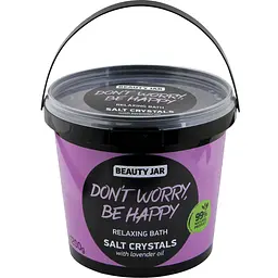 Кристали соляні для ванни Don't worry, be happy Beauty Jar 1200 г