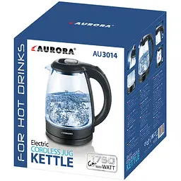 Електрочайник Aurora AU 3014 Black - мініатюра 6