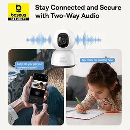 IP-камера відеоспостереження Baseus Security P1 Series Indoor 3 Мп OS біла EU (S0TV002132) - мініатюра 9