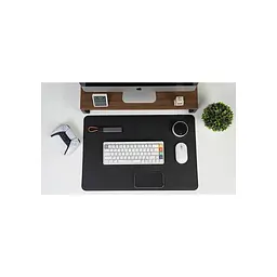 Килимок для мишки Xiaomi MiiiW Leather Cork M Black (MWMLV01-PMP01-M) - мініатюра 5