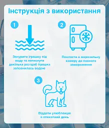 Охолоджуюча іграшка для собак "Акула" (гума, 17.5*9см) - мініатюра 2