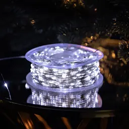 Гірлянда Роса нитка 1000 LED довжина 100 м від мережі, білий GarlandoPro 1000L100MWW - мініатюра 19