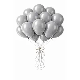 Надувні кульки набір 100 шт. HTOP Balloons Party 12 дюймів товари для свята дня народження Темно-Сірий
