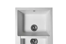 Кухонна мийка гранітна Miraggio LaPas white 786x489x203 00207802, Білий - мініатюра 6