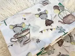 Дитяча постільна білизна "Мишенятка" з бавовни 140х200 - мініатюра 3