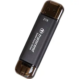 Зовнішній SSD накопичувач Transcend ESD310C 2TB Black (TS2TESD310C) [131749] - мініатюра 3
