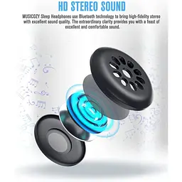 Навушники-пов'язка для сну бігу Musicozy Bluetooth - мініатюра 2