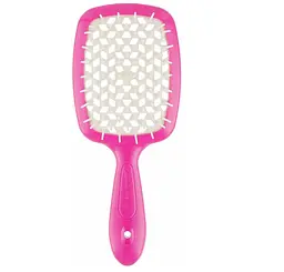 Щітка для волосся малинова з білим Superbrush Janeke