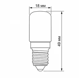 LED лампа VIDEX ST25e 3W E14 4100K - мініатюра 3