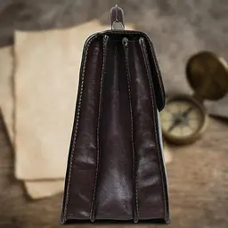 Чоловічий діловий портфель Tony Perotti 8009/42 moro (90378) Коричневий - мініатюра 8