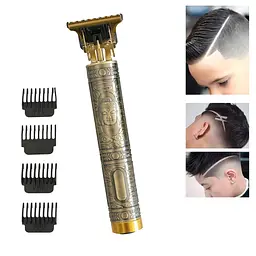 Машинка для стрижки чоловіча машинка для окантування тример Vintage T9 Trimmer Будда - мініатюра 2
