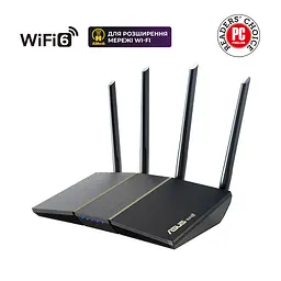 Маршрутизатор RT-AX57 AX3000, 4xGE LAN, 1xGE WAN, MESH Asus teh0017206 - мініатюра 3
