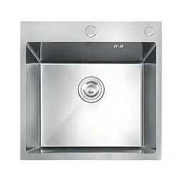 Кухонна мийка з нержавіючої сталі Mixxus MH5050 Decor Nano-Silver MI7040, Decor