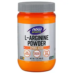 Амінокислота NOW L-Arginine Powder, 454 грам