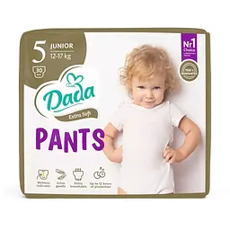 Підгузки-Трусики дитячі Dada Extra Soft Junior 5 (12-17 кг) 30 шт.