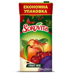 Напій соковий Соковита Фруктовий мікс 1.93 л - мініатюра 2