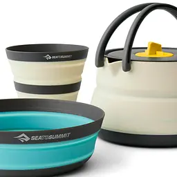 Набір посуду Sea to Summit Frontier UL Collapsible Kettle Cook Set, на 1 персону (чайник+миска+чашка) Різнокольоровий - мініатюра 3