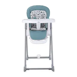 Складаний дитячий стільчик для годування з народження Party Arctic Blue Leather Lorelli Блакитний - мініатюра 2