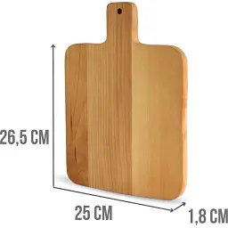 Дошка обробна Brizoll Berta бук 25x26.5х1.8 см (D014) - мініатюра 2