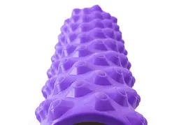 Масажний ролик EasyFit Grid Roller Extreme 45 см Фіолетовий - мініатюра 3