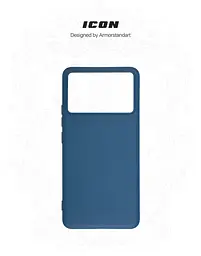 Чехол ArmorStandart ICON для Xiaomi Poco F6 Pro Dark Blue (ARM73517) - мініатюра 3