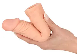 Насадка на пеніс Nature Skin Extension Sleeve 19.5 см тілесний - мініатюра 14
