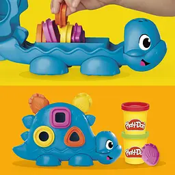  Набір маси для ліплення Hasbro Play-Doh Shapes and Colors Dino(G0491) - мініатюра 9