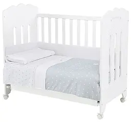 Дитяче ліжечко Micuna Bonne Nuit White, 120х60 см, білий (BONNE NUIT WHITE) - мініатюра 3