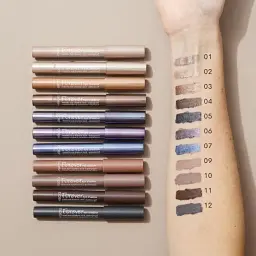 Тіні-олівець для повік Gosh Forever Eye Shadow водостійкі тон 05 (Grey) 1.5 г - мініатюра 3