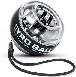 Гіроскопічний тренажер для кистей рук GYRO BALL, кистьовий еспандер power ball - мініатюра 2