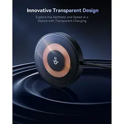 Бездротовий зарядний пристрій Baseus Simple Mini4 15W Universal Explorer Edition Cosmic Black (P10273300121-01) [151030] - мініатюра 12