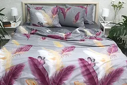 Комплект постільної білизни с компаньоном Євро TAG tekstil pbe0046185 - мініатюра 4