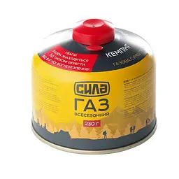 Газ в балоні для кемпінгу Premium Pro 230 г різьбове з'єднання 30412 - мініатюра 2