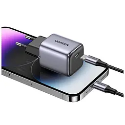 Зарядний пристрій Ugreen 20W USB C PD Nexode mini Charger CD318 (90664) - мініатюра 5
