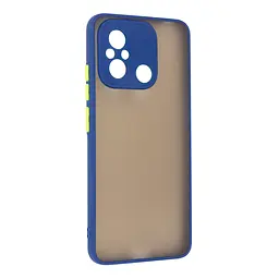 Чехол-панель-накладка для Xiaomi Redmi 12C, Frosted Matte, синий, противоударный чехол с защитой всего корпуса, термополиуретан TPU + поликарбонат PC, ArmorStandart (ARM66747)