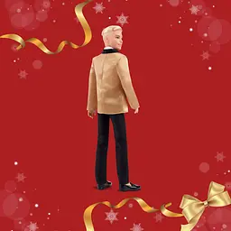Колекційна лялька Barbie Signature Кен Святковий блондин (JGK55) - мініатюра 4