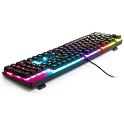 Клавіатура Vinga KBGM-100 LED Blue Switch USB Black (KBGM-100 Black) - мініатюра 4