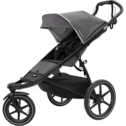 Дитяча коляска Thule Urban Glide 2 Grey Melange з люлькою (TH 10101965) - мініатюра 2
