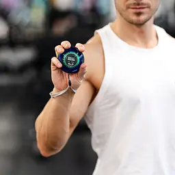 Гіроскопічний тренажер Gymtek Power Ball голубий - мініатюра 6
