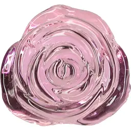 Скляна анальна пробка Pillow Talk Rosy Luxurious Glass Anal Plug - мініатюра 3