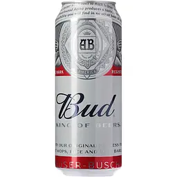 Пиво Bud світле 5% з/б 0.5 л (911499) - мініатюра 5