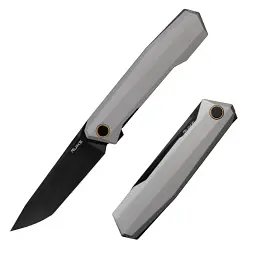 Ніж складаний туристичний Ruike P166-AК, (9.2 см) 14C28N / Aluminum сірий