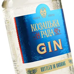 Уцінка. Джин Козацька Рада 37.5 % 0.7 л - мініатюра 6