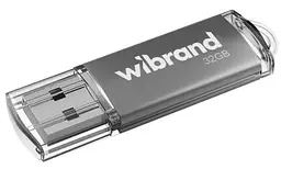 Флеш накопичувач USB 32Gb Wibrand Cougar, сріблястий, USB 2.0 (WI2.0/CU32P1S) WI2.0/CU32P1S