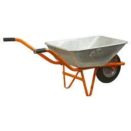 Тачка садова Flora одноколісна 58 л 120 кг колесо 14" (5055324) - мініатюра 5