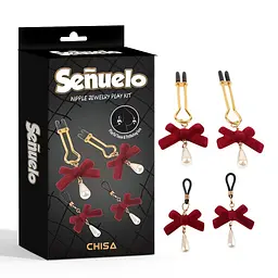 Затискачі на соски CHISA Nipple Jewelry Play Kit-Senuelo