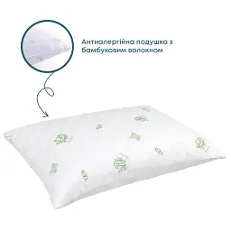 Подушка Dream Collection Bamboo ЕКОНОМ 50х70 см (650 г) (чохол не стьобаний) (3-02671_00000) - мініатюра 2