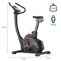 Велотренажер Gymtek XB4000 iConsole+ електромагнітний червоний - мініатюра 16
