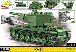 Конструктор дитячий танк KV-2 COBI 2731 - мініатюра 5