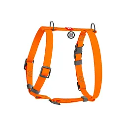 Шлея для собак WAUDOG Waterproof Н-подібна анатомічна М помаранчева (32814) - мініатюра 2